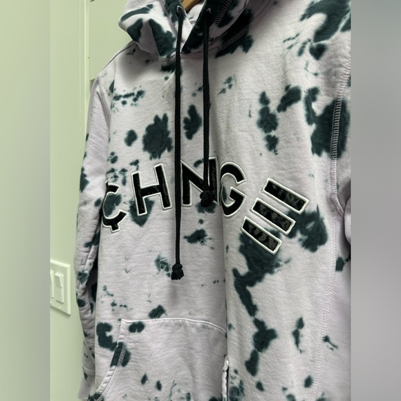 CHNGE Violet Cookies & Cream 100% Organic Cotton University Hoodie Size Medium - Picture 4 of 8